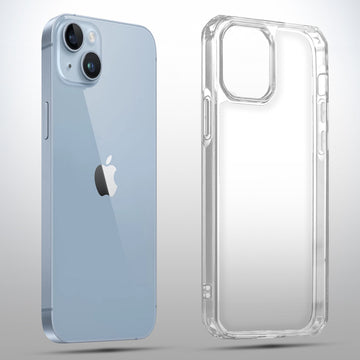 Ultra-Protective Phone Case with Tough Transparent Back Case For Apple iPhone 14