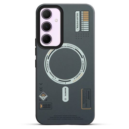 Mechanical Circuit Print Hard Back Cover For Samsung A35 5G