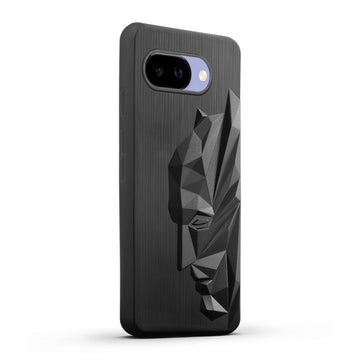 3D Design Soft Silicone Case With Matte Ring Camera Protection Back Cover For Google Pixel 9A