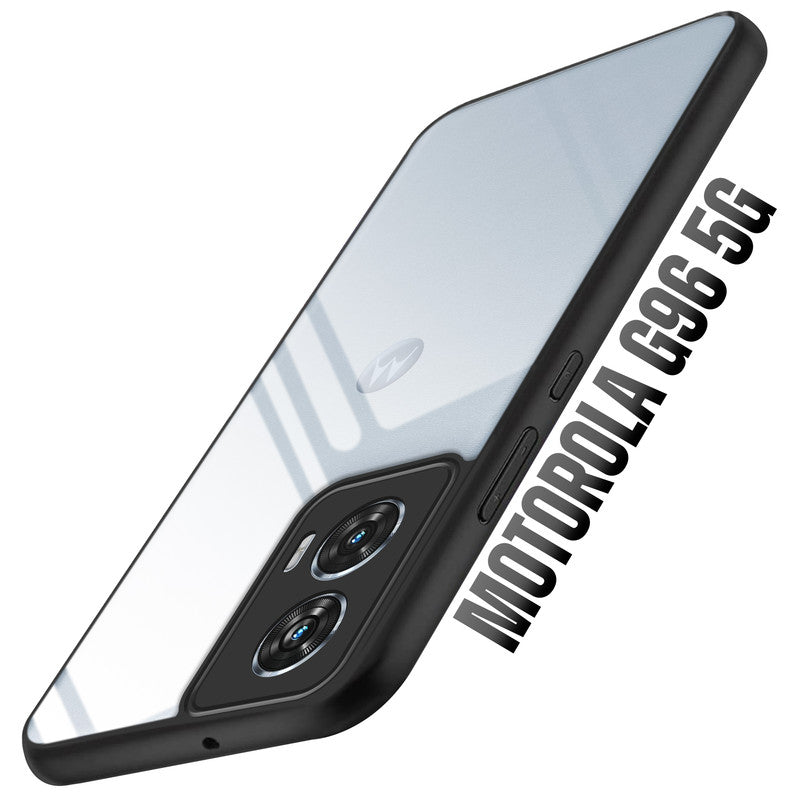 Soft Frame Clear Case For Motorola Moto G96 5G