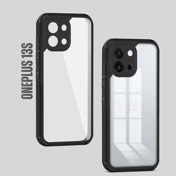 Silicone Border Transparent Back Cover for OnePlus 13s 5G