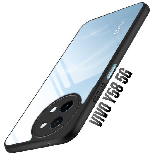 Soft Frame Clear Case For Vivo Y58 5G