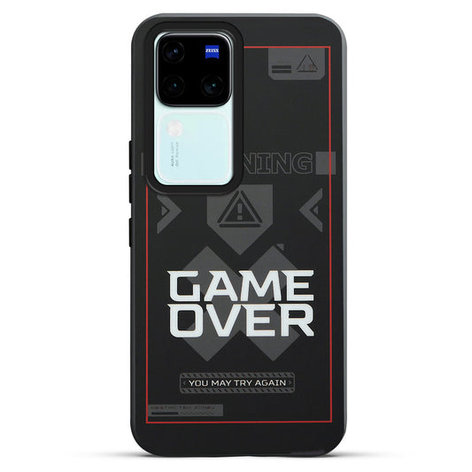 Mechanical Circuit Print Hard Back Cover For Vivo V30 5G