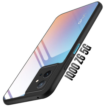 Soft Frame Clear Case For iQOO Z6 5G