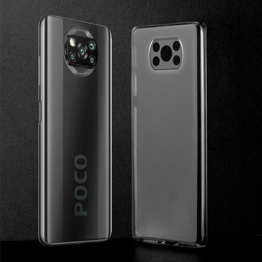 Crystal Clear Hard Back Anti-Yellowing Phone Case For Poco X3 4G