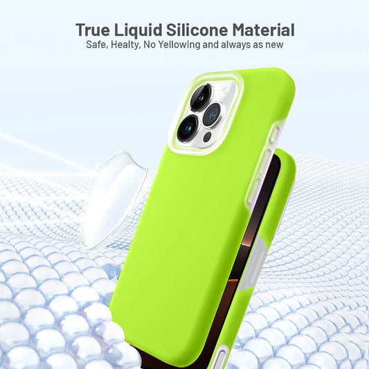 Smooth Touch Soft Silicone Back Case for Apple iPhone 16 Pro with Camera Protection for a Sleek and Stylish Look