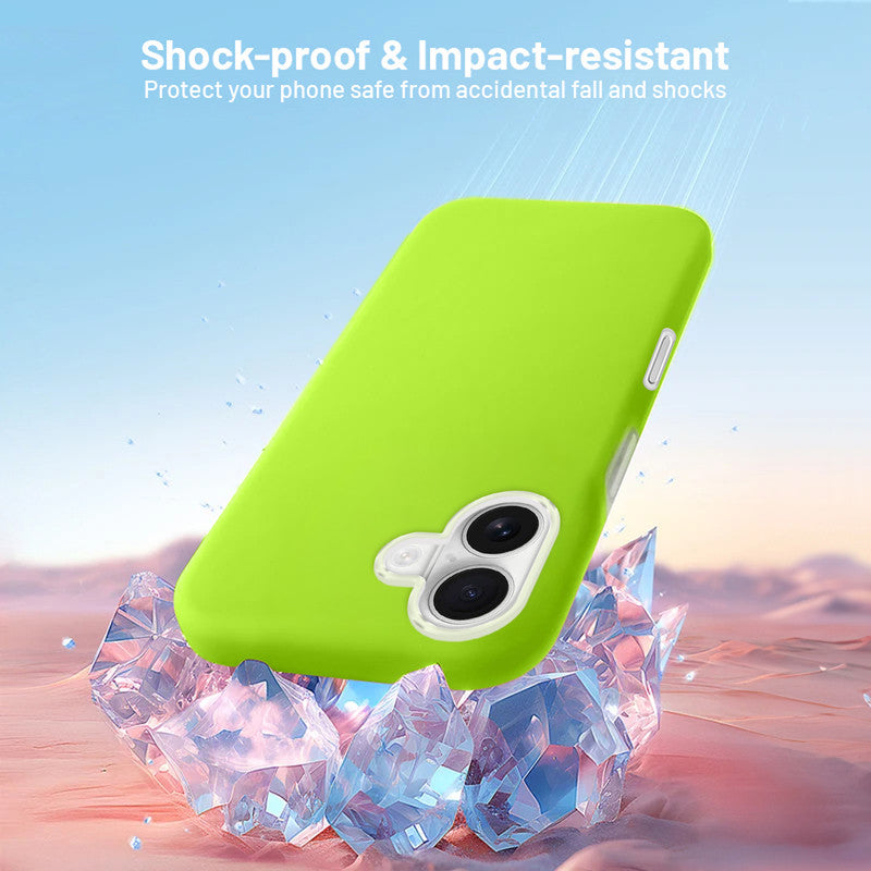 Smooth Touch Soft Silicone Back Case for Apple iPhone 16 Plus with Camera Protection for a Sleek and Stylish Look