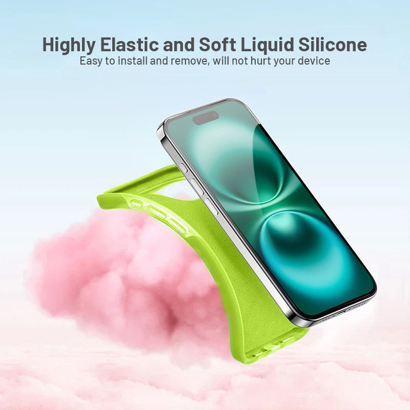 Smooth Touch Soft Silicone Back Case for Apple iPhone 16 Plus with Camera Protection for a Sleek and Stylish Look