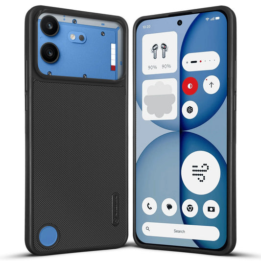 Dotted Silicon With Matt Ring Camera Protection Back Case Cover for Nothing Phone 4B 5G
