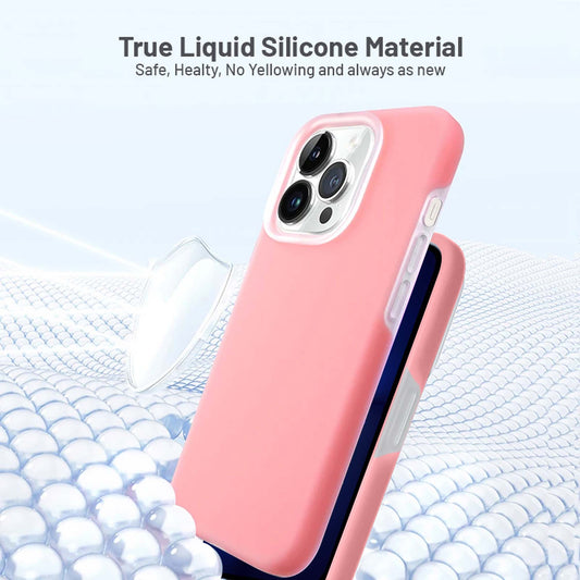 Premium Liquid Silicone Solid Back Cover Apple iPhone 13 Pro
