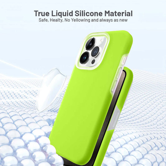 Premium Silicone Candy Case For Apple iPhone 15 Pro Max