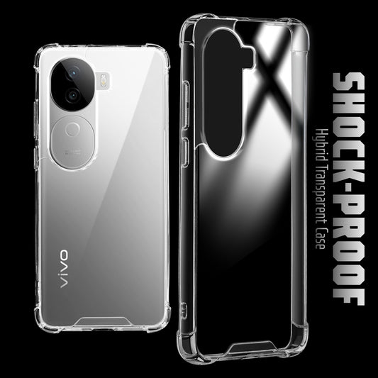 Shockproof Hybrid Transparent Phone Case For Vivo V40e 5G