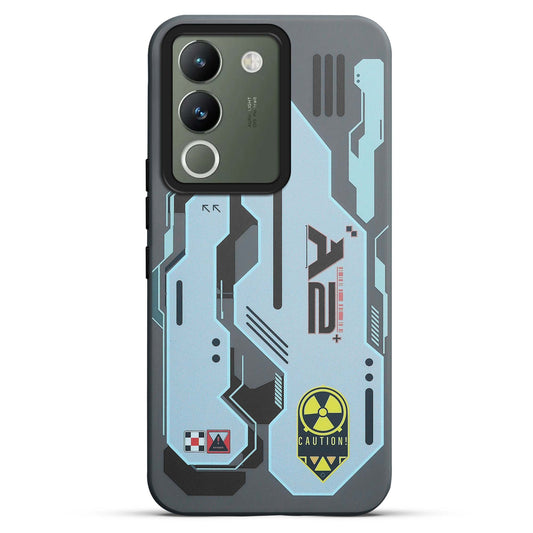 Mechanical Circuit Print Hard Back Cover For Vivo Y200 5G