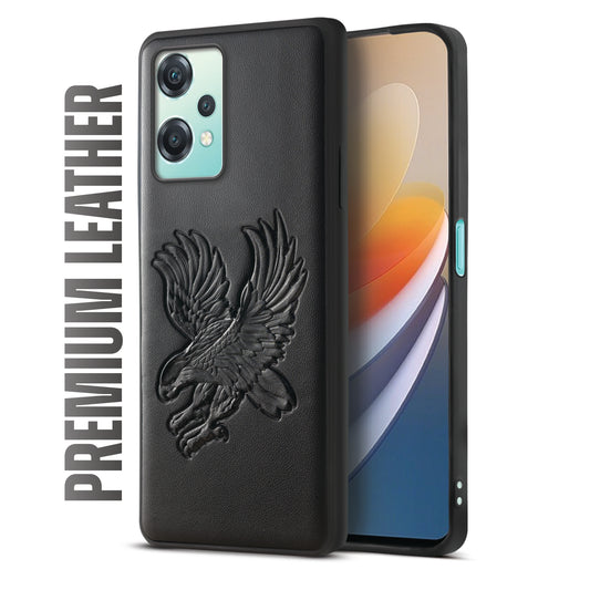 Eagle Textured Leather Back Case Cover for Oneplus Nord CE 2 Lite 5G