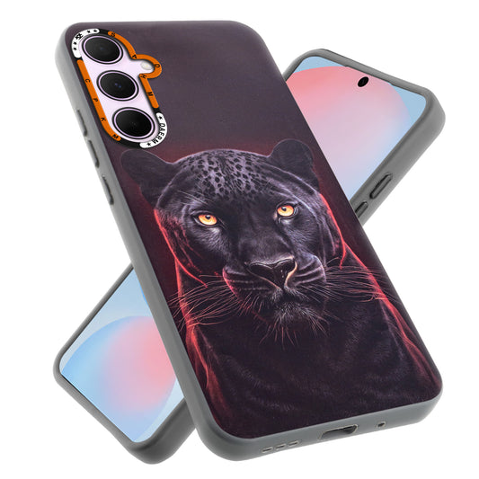 Dark Aesthetic Wild Animal Printed Back Cases For Samsung S24 FE 5G