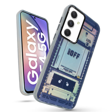 Colorful Reflective Circuit Prints Hard Back Protector Case For Samsung A54 5G