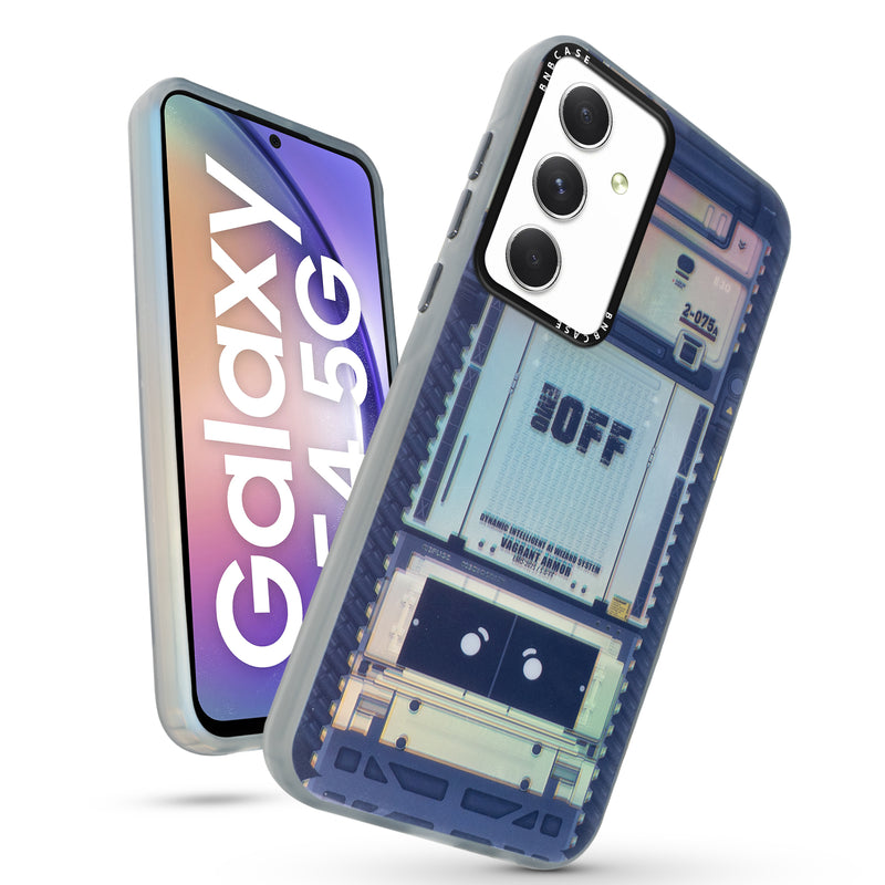 Colorful Reflective Circuit Prints Hard Back Protector Case For Samsung A54 5G