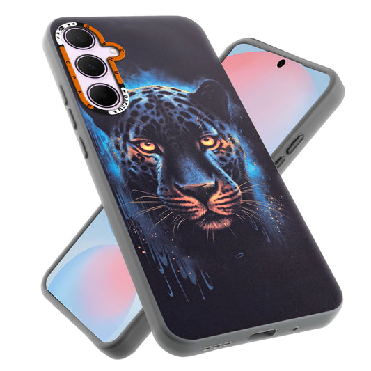 Dark Aesthetic Wild Animal Printed Back Cases For Samsung S24 FE 5G