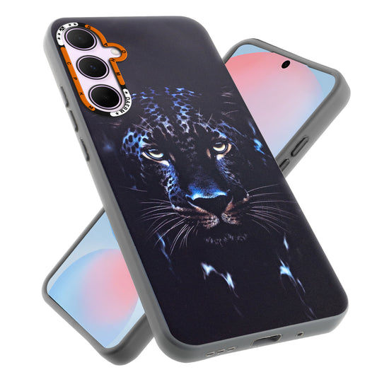 Dark Aesthetic Wild Animal Printed Back Cases For Samsung S24 FE 5G