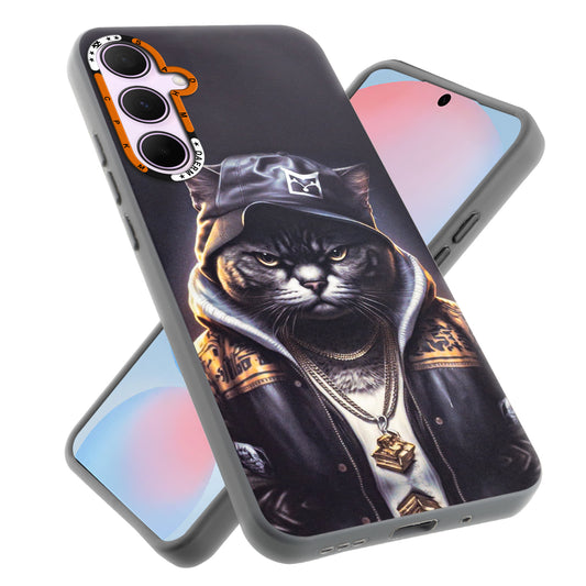 Dark Aesthetic Wild Animal Printed Back Cases For Samsung S24 FE 5G