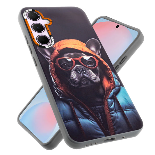 Dark Aesthetic Wild Animal Printed Back Cases For Samsung S24 FE 5G