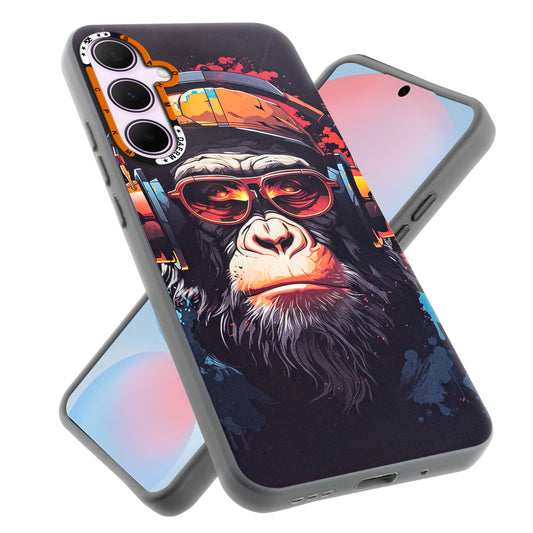 Dark Aesthetic Wild Animal Printed Back Cases For Samsung S24 FE 5G