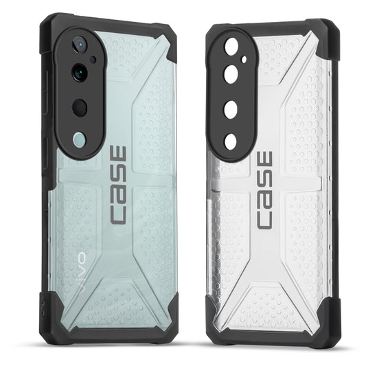 Impact-Resistant Frosty Case with Dual-Layer Protection Back Case For Vivo V40 Pro 5G