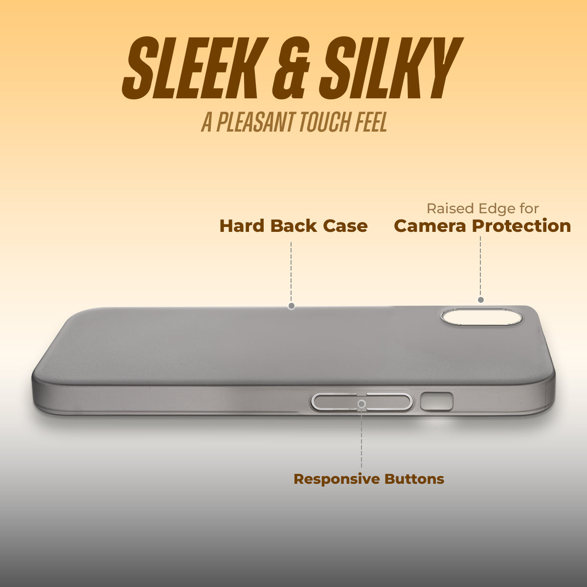 Ultra-Thin Frosted Hard Case for Apple iPhone XS