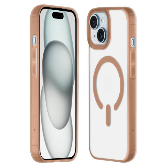 Slim Matte Finish Back With MagSafe-Compatible Cover for Apple iPhone 15