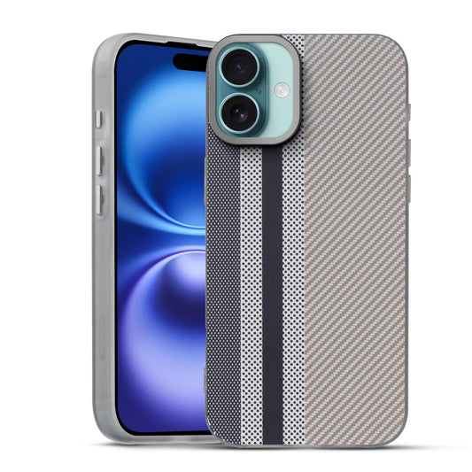 Elegant Hybrid Pattern Design Back Case For Apple iPhone 16 Plus