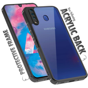Silicone Border Transparent Back Cover for Samsung M30