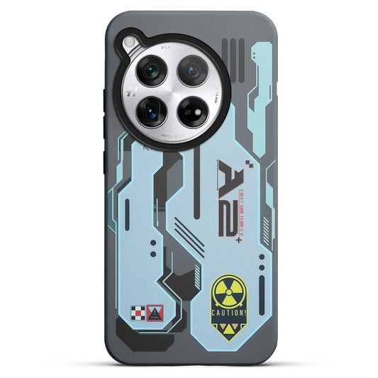 Mechanical Circuit Print Hard Back Cover For OnePlus 12R 5G