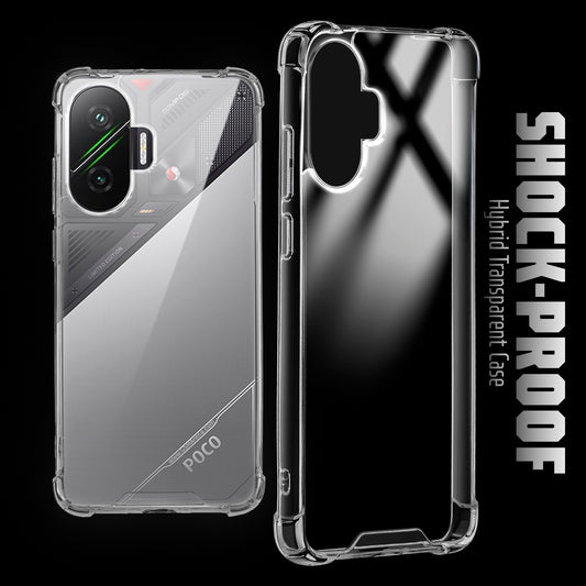 Shockproof Hybrid Transparent Phone Case For Poco F7 5G
