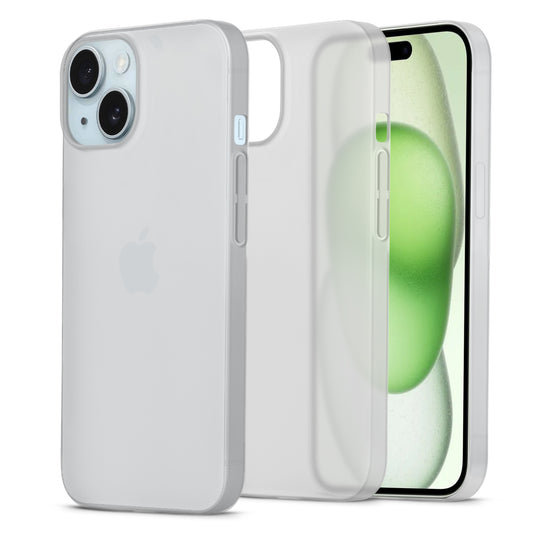 Ultra-Thin Frosted Matte Anti-Yellow Hard Back Case for Apple iPhone 15 Plus