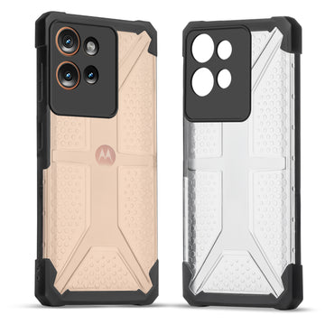 Impact-Resistant Frosty Case with Dual-Layer Protection Back Case For Motorola Moto Edge 50 5G