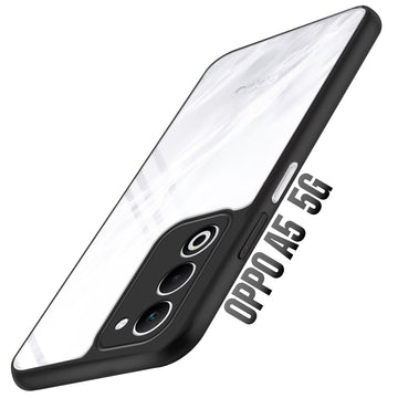 Soft Frame Clear Case For Oppo A5 5G
