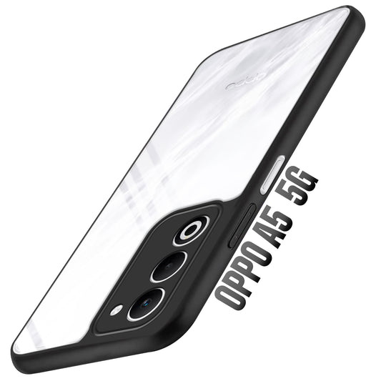Soft Frame Clear Case For Oppo A5 5G