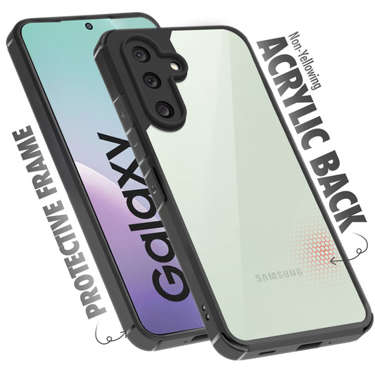 Silicone Border Transparent Back Cover for Samsung M56 5G