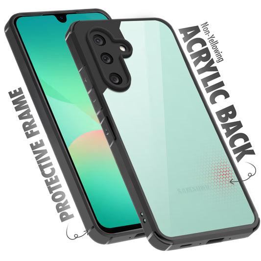 Silicone Border Transparent Back Cover for Samsung A26 5G