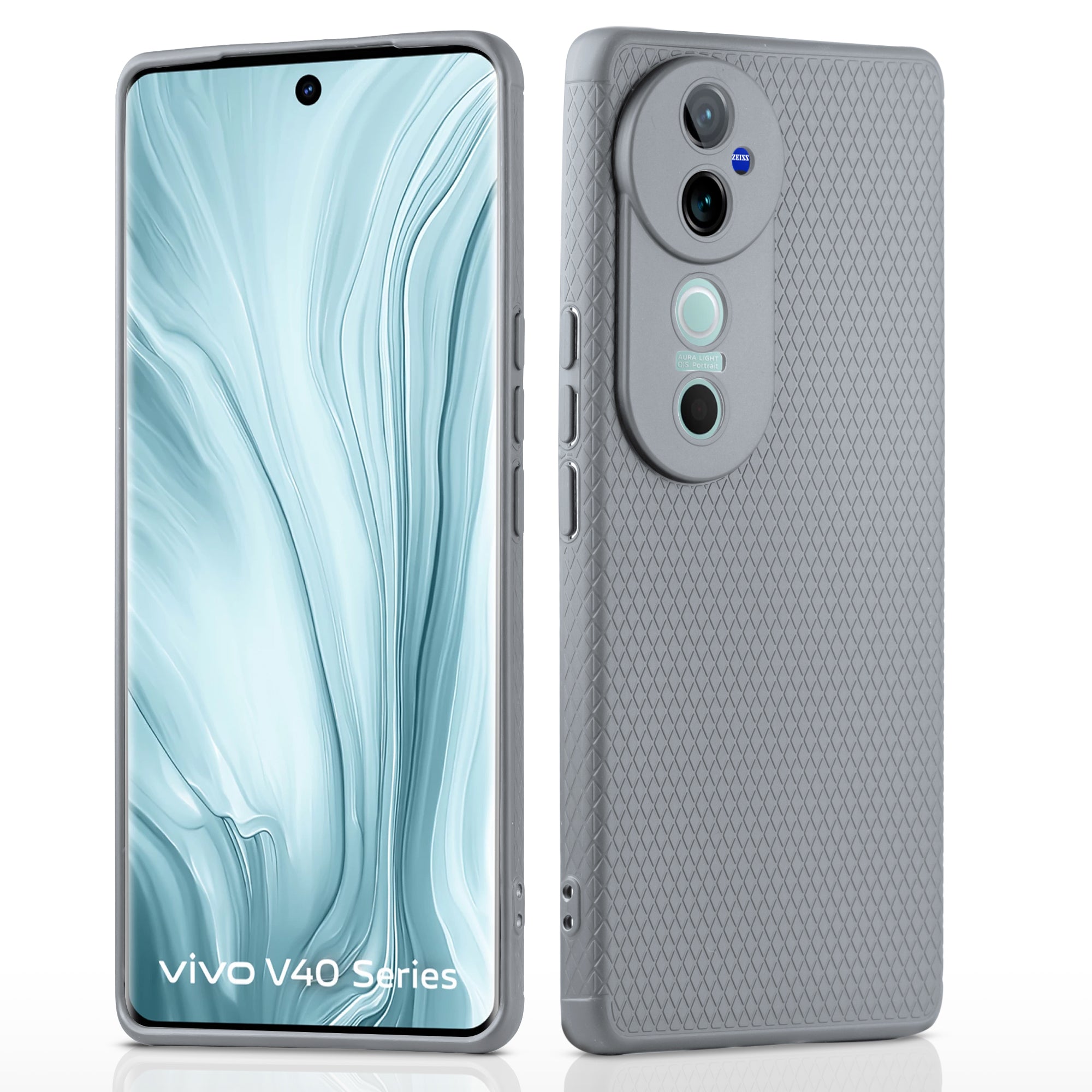 Schutzhülle Für Vivo V40 SE 5G - Weiche Silikon-Hülle, Stoßfest, Dünn & Mit Kameraschutz, In Weiß