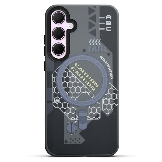 Mechanical Circuit Print Hard Back Cover For Samsung A35 5G