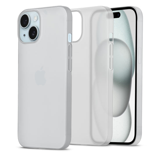 Ultra-Thin Frosted Matte Anti-Yellow Hard Back Case for Apple iPhone 15