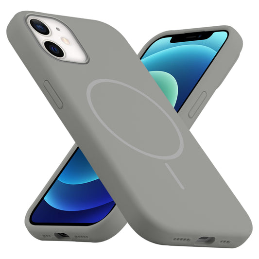 MagSafe Compatible Liquid Silicone Case For Apple iPhone 12