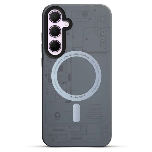 Mechanical Circuit Print Hard Back Cover For Samsung A35 5G