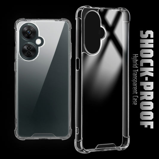 Shockproof Hybrid Transparent Phone Case For OnePlus Nord CE 3 Lite 5G