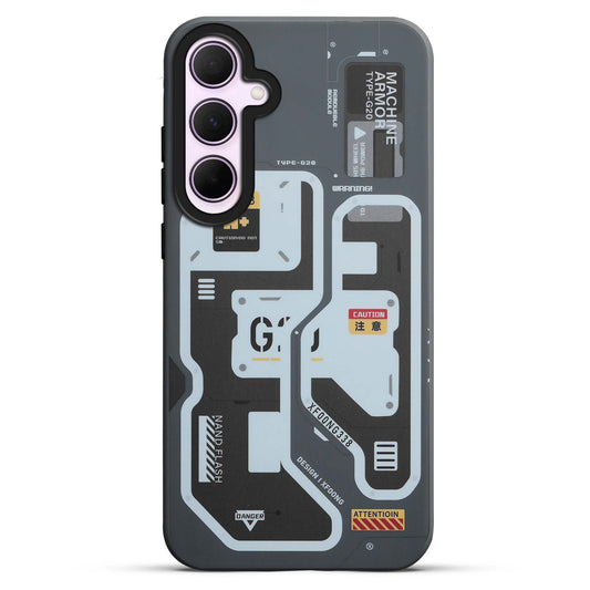 Mechanical Circuit Print Hard Back Cover For Samsung A35 5G