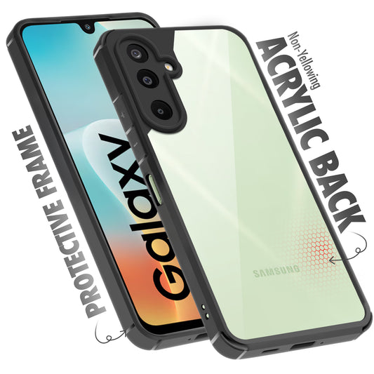 Silicone Border Transparent Back Cover for Samsung M16 5G
