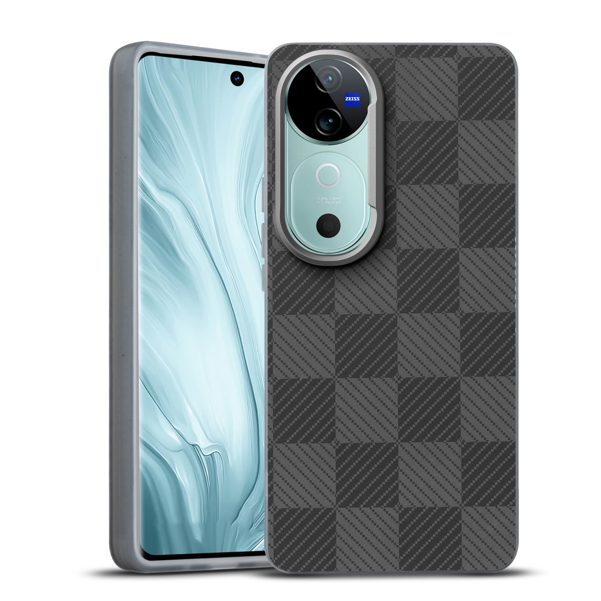 Elegant Hybrid Pattern Design Back Case For Vivo T3 Ultra 5G