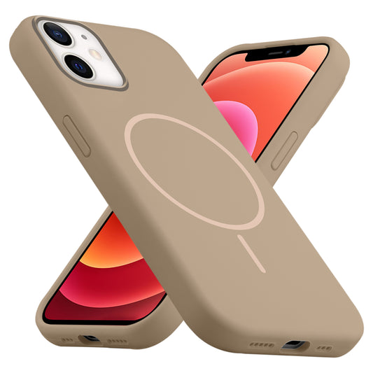 MagSafe Compatible Liquid Silicone Case For Apple iPhone 12