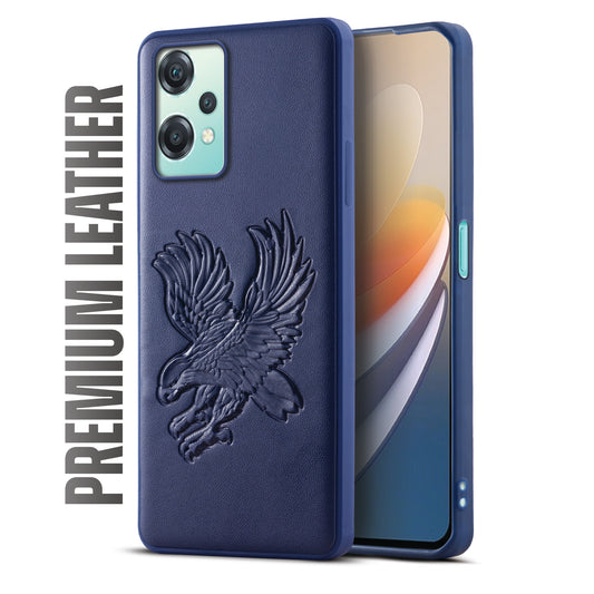 Eagle Textured Leather Back Case Cover for Oneplus Nord CE 2 Lite 5G